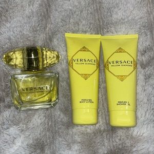 Versace yellow diamond set